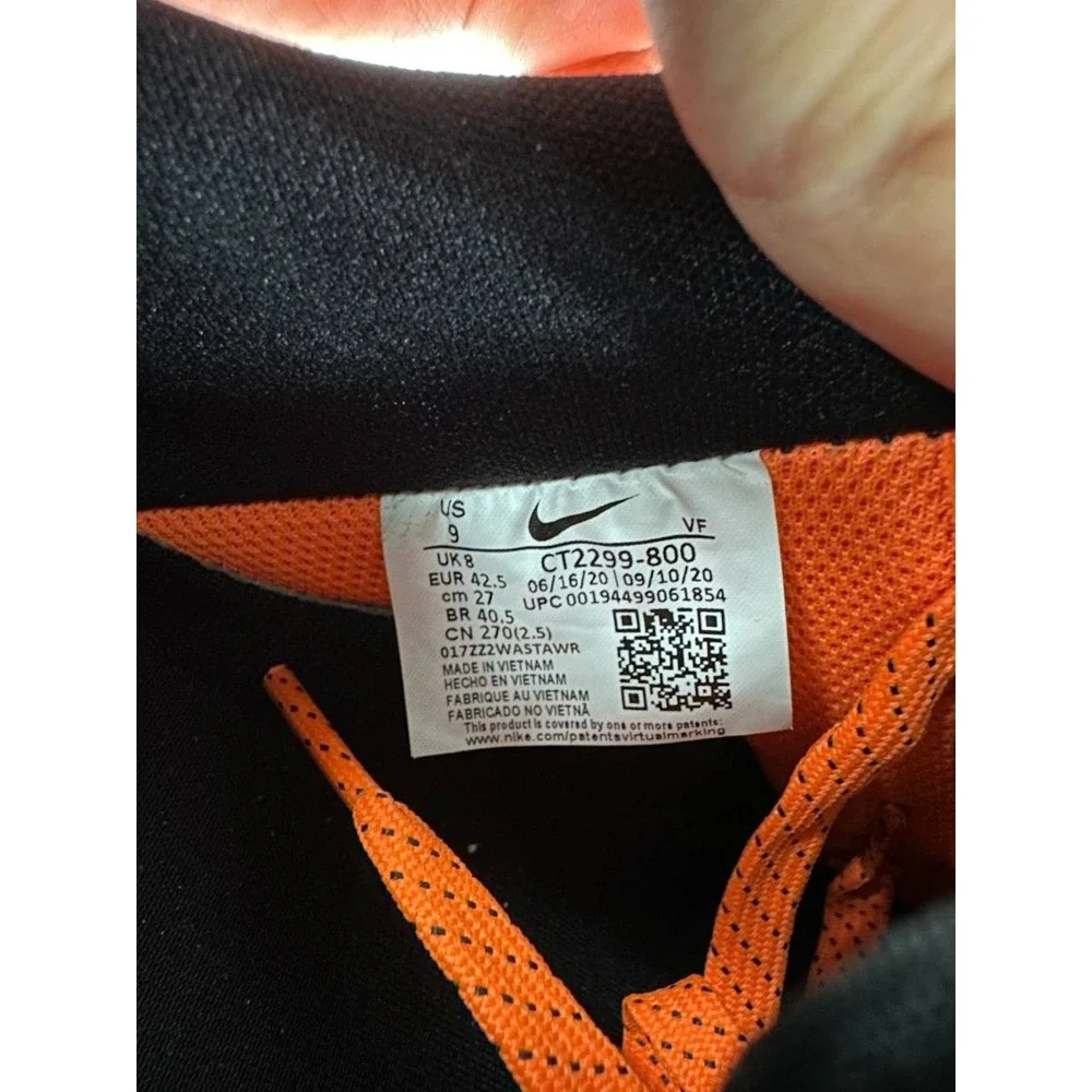 3M x Nike Air Force 1 '07 SE 'Total Orange' CT2299-800 Men's Size 9